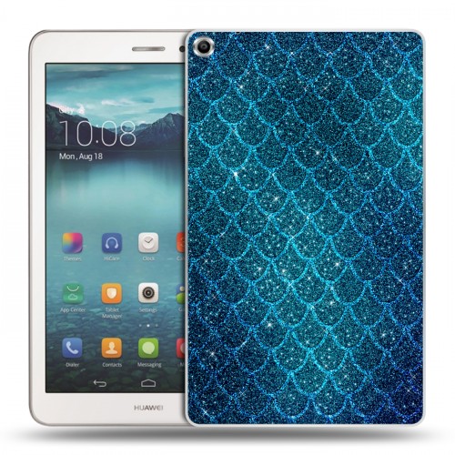 Дизайнерский силиконовый чехол для Huawei MediaPad T1 8.0 Чешуя