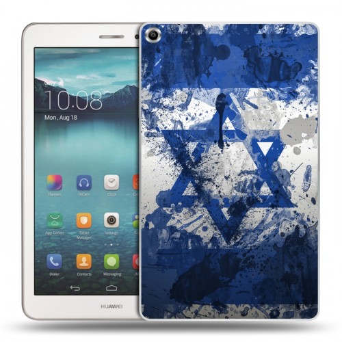 Дизайнерский силиконовый чехол для Huawei MediaPad T1 8.0 Флаг Израиля