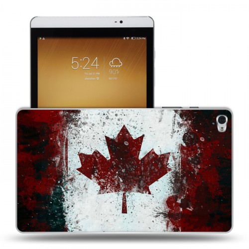 Дизайнерский силиконовый чехол для Huawei MediaPad M2 флаг канады