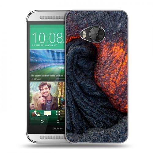 Дизайнерский силиконовый чехол для HTC One ME вулкан