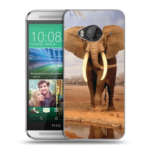 Дизайнерский силиконовый чехол для HTC One ME Слоны
