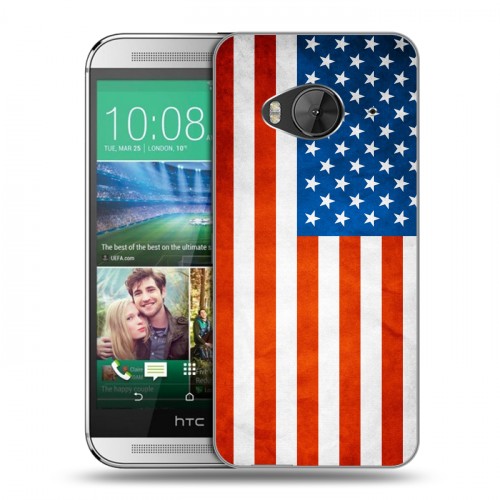 Дизайнерский силиконовый чехол для HTC One ME Флаг США