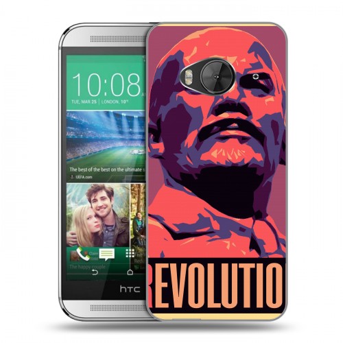 Дизайнерский силиконовый чехол для HTC One ME Владимир Ленин