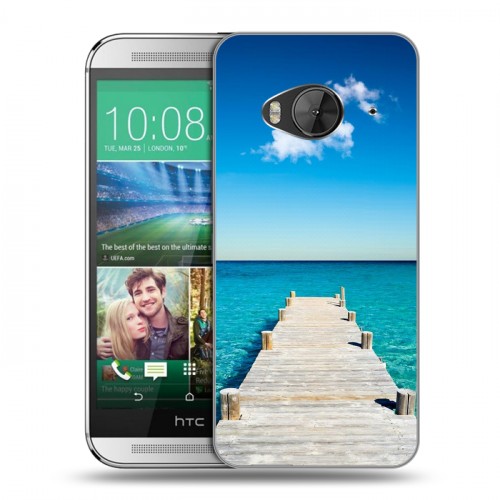 Дизайнерский силиконовый чехол для HTC One ME Пляж