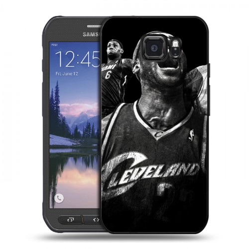 Дизайнерский пластиковый чехол для Samsung Galaxy S6 Active НБА
