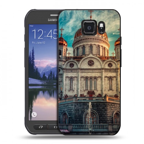 Дизайнерский пластиковый чехол для Samsung Galaxy S6 Active Москва