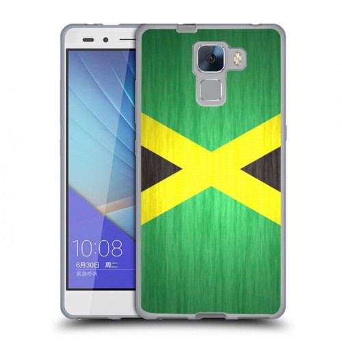 Дизайнерский пластиковый чехол для Huawei Honor 7 Флаг Ямайки