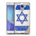 Дизайнерский пластиковый чехол для Huawei Honor 7 Флаг Израиля