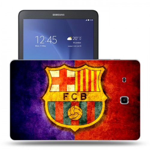 Дизайнерский силиконовый чехол для Samsung Galaxy Tab E 9.6 Барселона