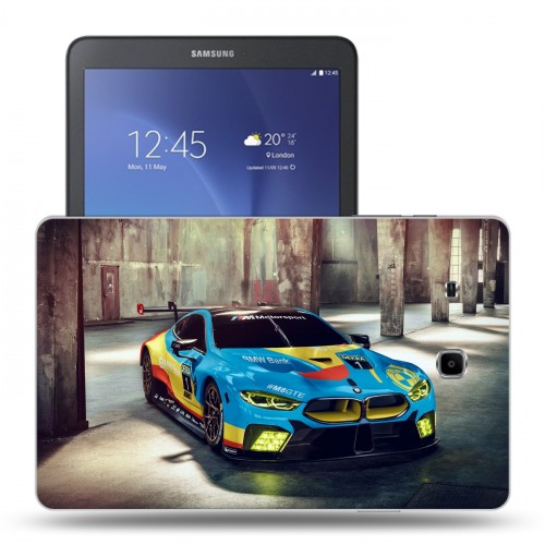 Дизайнерский силиконовый чехол для Samsung Galaxy Tab E 9.6 bmw