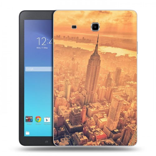 Дизайнерский силиконовый чехол для Samsung Galaxy Tab E 9.6 Нью-Йорк