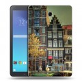 Дизайнерский силиконовый чехол для Samsung Galaxy Tab E 9.6 амстердам