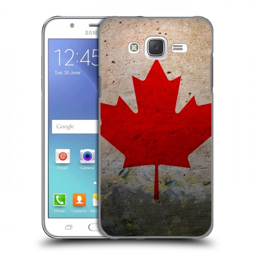 Дизайнерский пластиковый чехол для Samsung Galaxy J5 Флаг Канады