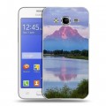 Дизайнерский пластиковый чехол для Samsung Galaxy J7 озеро