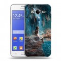 Дизайнерский пластиковый чехол для Samsung Galaxy J7 водопады