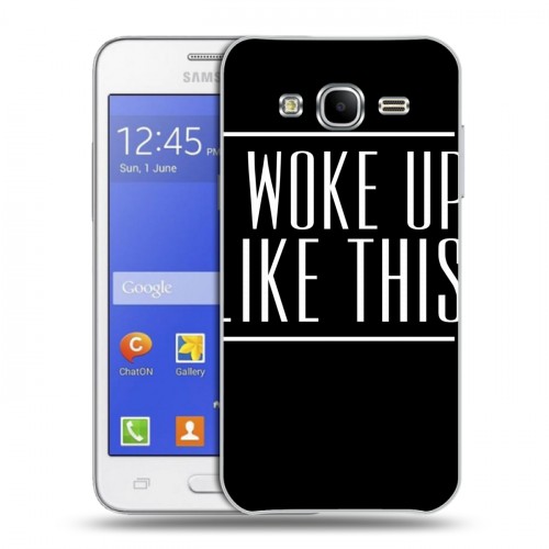 Дизайнерский пластиковый чехол для Samsung Galaxy J7 Черно-белые тенденции