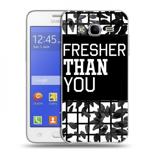 Дизайнерский силиконовый чехол для Samsung Galaxy J7 Черно-белые тенденции
