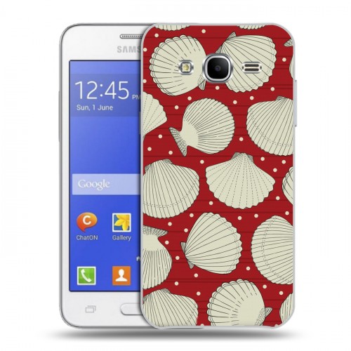 Дизайнерский пластиковый чехол для Samsung Galaxy J7 Морские шаблоны