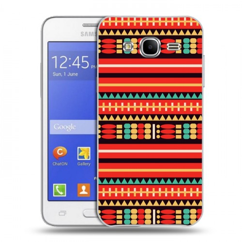 Дизайнерский силиконовый чехол для Samsung Galaxy J7 Этнические мотивы