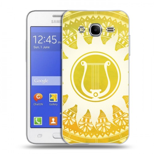 Дизайнерский силиконовый чехол для Samsung Galaxy J7 Олимпийские мандалы