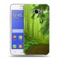 Дизайнерский пластиковый чехол для Samsung Galaxy J7 Лес