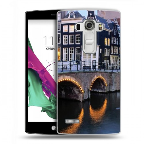 Дизайнерский пластиковый чехол для LG G4 S амстердам