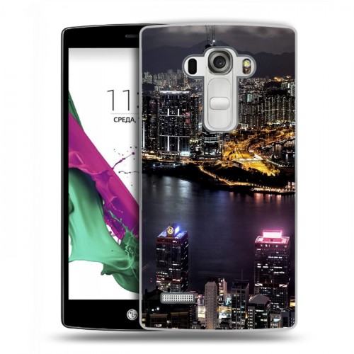 Дизайнерский пластиковый чехол для LG G4 S Гонконг