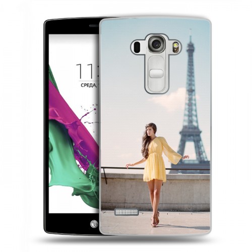 Дизайнерский пластиковый чехол для LG G4 S Париж