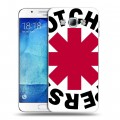 Дизайнерский пластиковый чехол для Samsung Galaxy A8 Red Hot Chili Peppers