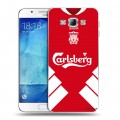 Дизайнерский пластиковый чехол для Samsung Galaxy A8 Carlsberg