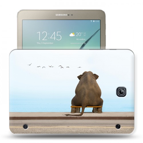 Дизайнерский силиконовый чехол для Samsung Galaxy Tab S2 8.0 Слоны
