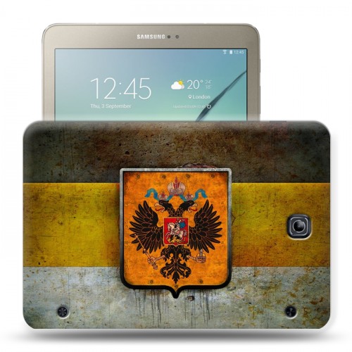 Дизайнерский силиконовый чехол для Samsung Galaxy Tab S2 8.0 Российский флаг
