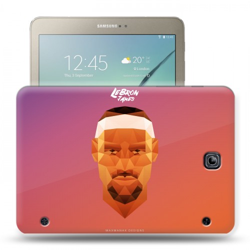 Дизайнерский силиконовый чехол для Samsung Galaxy Tab S2 8.0 НБА