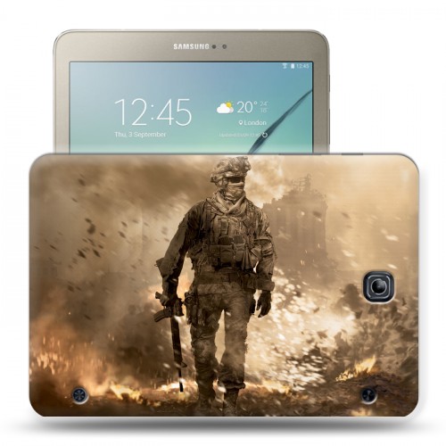 Дизайнерский силиконовый чехол для Samsung Galaxy Tab S2 8.0 Call of duty