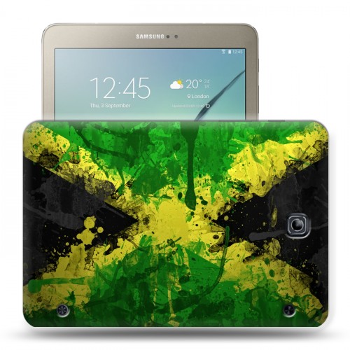 Дизайнерский силиконовый чехол для Samsung Galaxy Tab S2 8.0 флаг Ямайки