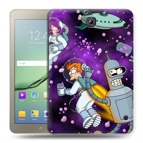 Дизайнерский силиконовый чехол для Samsung Galaxy Tab S2 8.0 футурама
