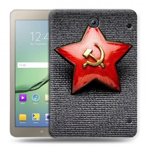 Дизайнерский силиконовый чехол для Samsung Galaxy Tab S2 8.0 День Защитника Отечества