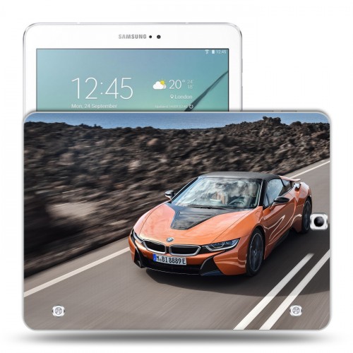 Дизайнерский силиконовый чехол для Samsung Galaxy Tab S2 9.7 bmw