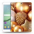 Дизайнерский силиконовый чехол для Samsung Galaxy Tab S2 9.7 Новогодние шары
