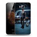Дизайнерский пластиковый чехол для Huawei G8 Star Wars : The Last Jedi