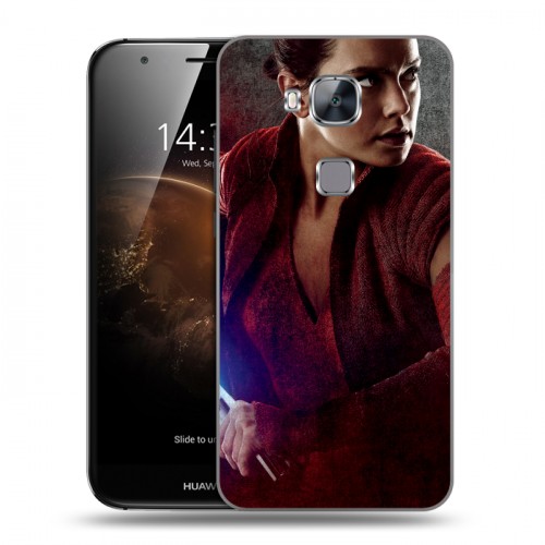 Дизайнерский пластиковый чехол для Huawei G8 Star Wars : The Last Jedi