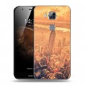 Дизайнерский силиконовый чехол для Huawei G8 Нью-Йорк