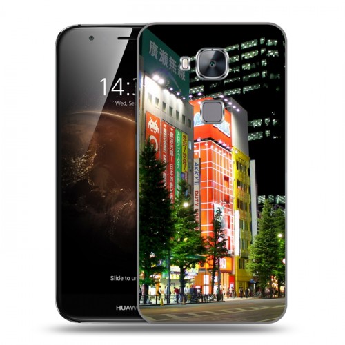 Дизайнерский силиконовый чехол для Huawei G8 Токио