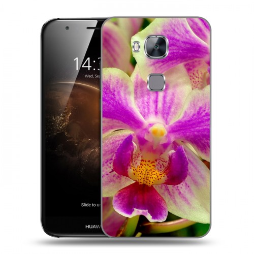 Дизайнерский силиконовый чехол для Huawei G8 Орхидеи