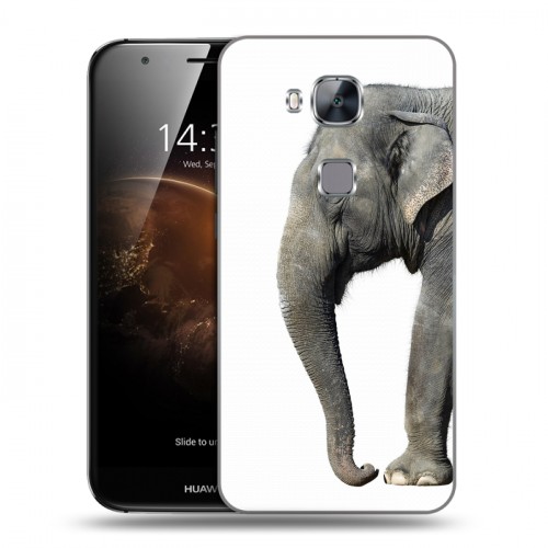 Дизайнерский пластиковый чехол для Huawei G8 Слоны