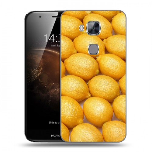 Дизайнерский силиконовый чехол для Huawei G8 Лимон