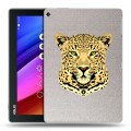 Дизайнерский силиконовый чехол для ASUS ZenPad 10 Прозрачные леопарды