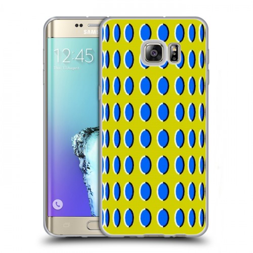 Дизайнерский пластиковый чехол для Samsung Galaxy S6 Edge Plus Оптические иллюзии