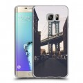 Дизайнерский пластиковый чехол для Samsung Galaxy S6 Edge Plus Нью-Йорк