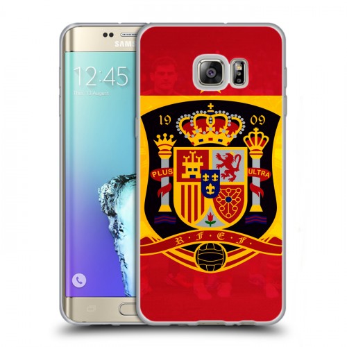 Дизайнерский пластиковый чехол для Samsung Galaxy S6 Edge Plus флаг Испании